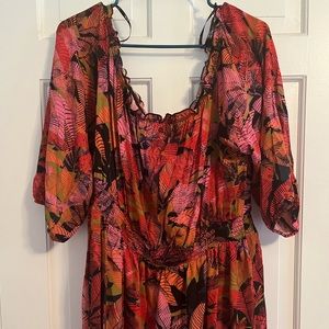 City Chic off the shoulder dress - size L/20